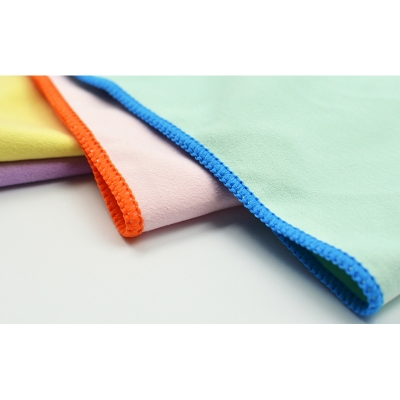 Microfiber suede travel towel